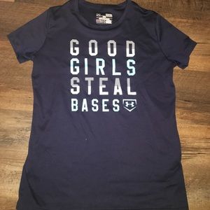 Under Armour Softball Tee, Youth Large